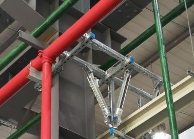 郑州该抗震支架的整体式支吊架结构协调性好
